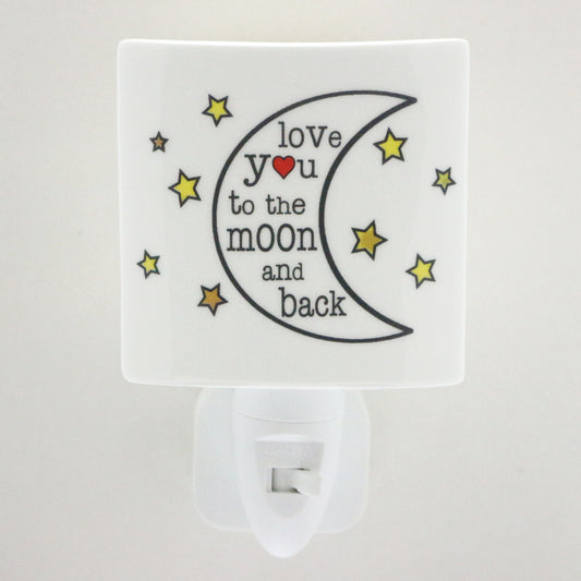 LED Ceramic Night Light - Love you to the Moon and Back