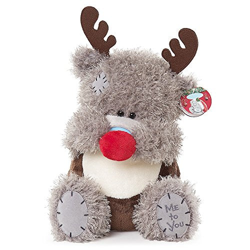 Teddy in Reindeer Costume - 9'' Bear