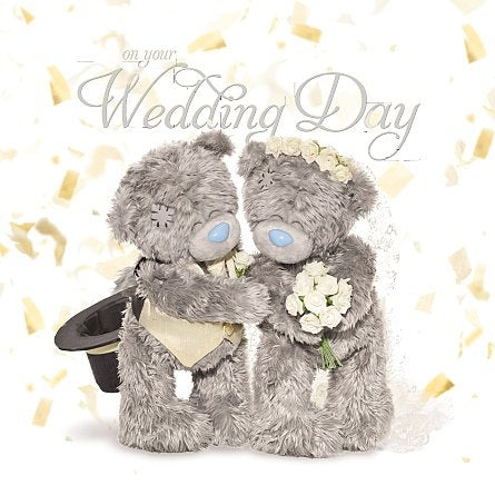 On Your Wedding Day Card (3D Holographic)