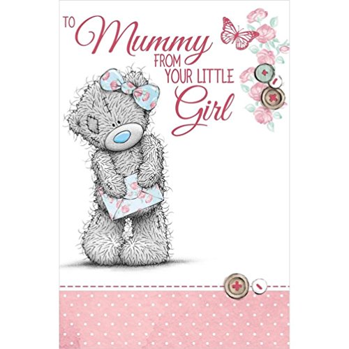 To Mummy from your Little Girl - Mother's Day Card