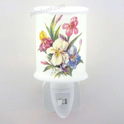 Night Light, Cylinderical - Iris Floral Design