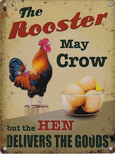 The Rooster may crow but the Hen delivers the goods (Small)