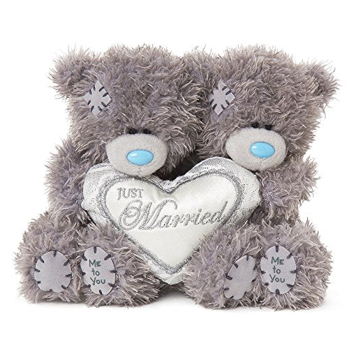 Just Married Heart - 4'' Bear Couple