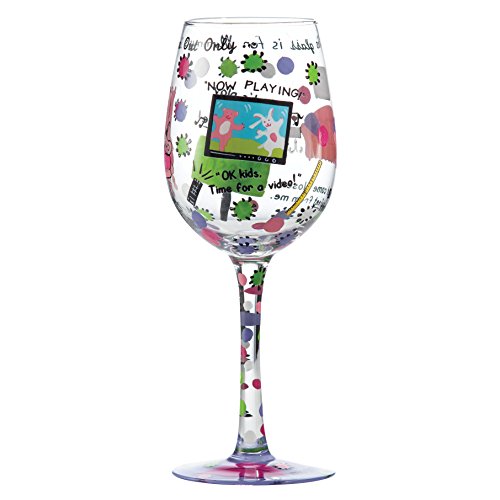 Mummy's Time Out Wine Glass