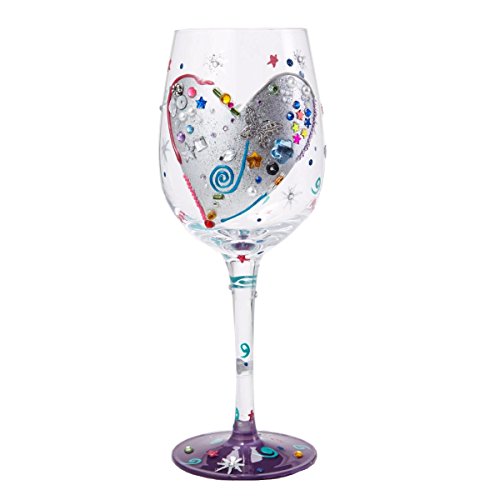 Silver Lining Wine Glass