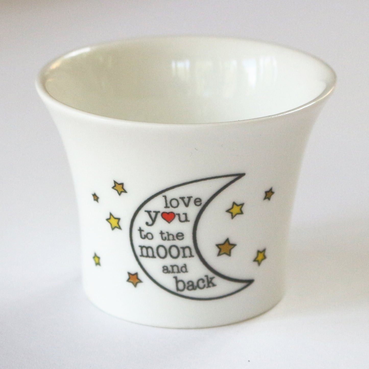 Bone China Tea Light Holder - Love you to the Moon and Back