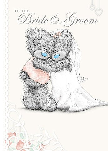 Bride and Groom Wedding Card