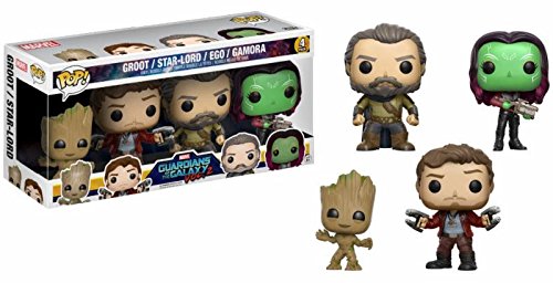 Guardians of the Galaxy Vol.2 - Groot/Star-Lord/Ego/Gamora 4 Pack