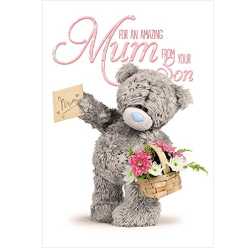 Amazing Mum - From your Son - Mother's Day Card (3D Holographic)