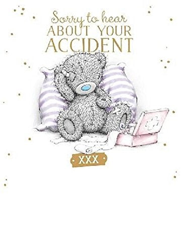 Bear with First Aid - Accident Sympathy Get Well Card
