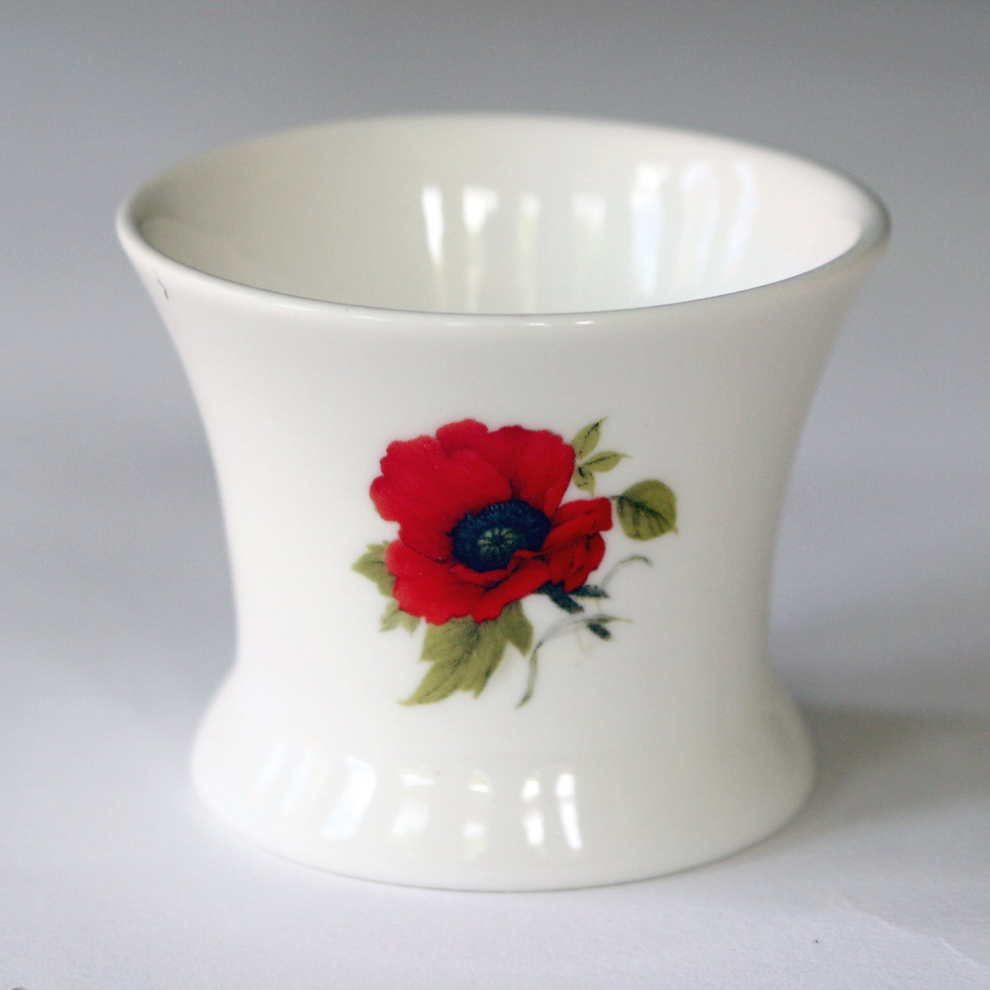 Remembrance Poppy Bone China Tea Light Holder - We will remember them…