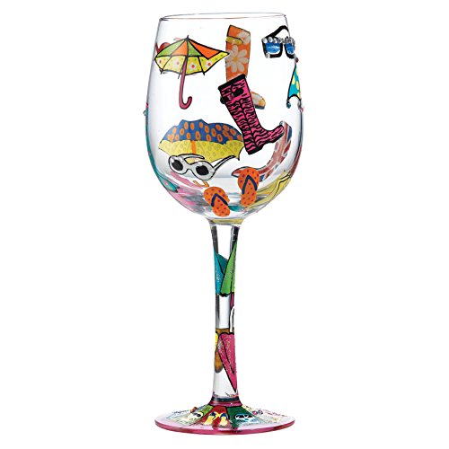 Here Comes Summer Wine Glass