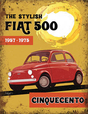 The Stylish Fiat 500 (Small)