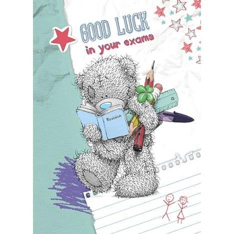 Bear Revising - Exams Good Luck Card