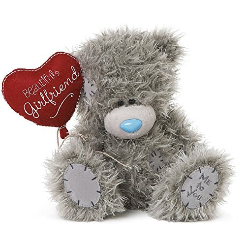 Beautiful Girlfriend Heart Balloon - 8'' Bear